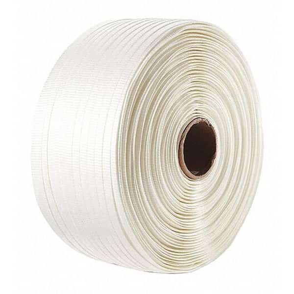 Strapping Poly Woven Cord, 3/4", 1640ft, Teknika Strapping Systems, Mfr#: TSS.CW34.1830