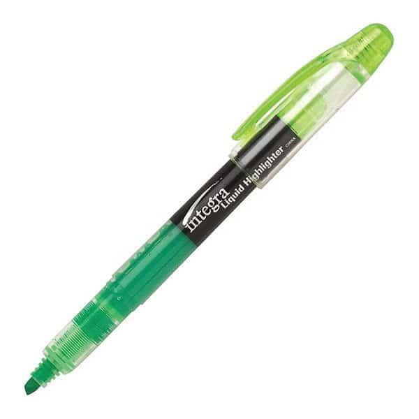 Liquid Highlighter, Chisel Point, Grn, PK12