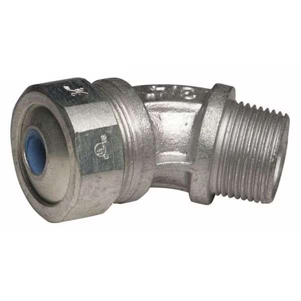 Cordgrip Conn, 45, 3/4", 0.35-0.45, Blue, RACO, Mfr# 3746-2