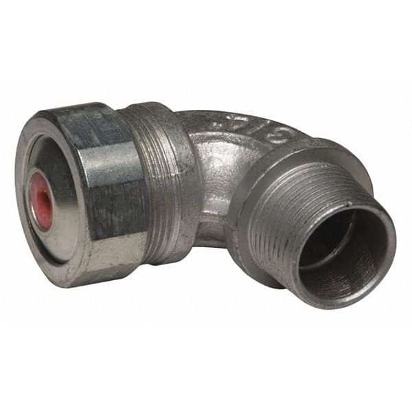 Cordgrip Conn, 90, 3/4", 0.15-0.25, Red, RACO, Mfr# 3795-0