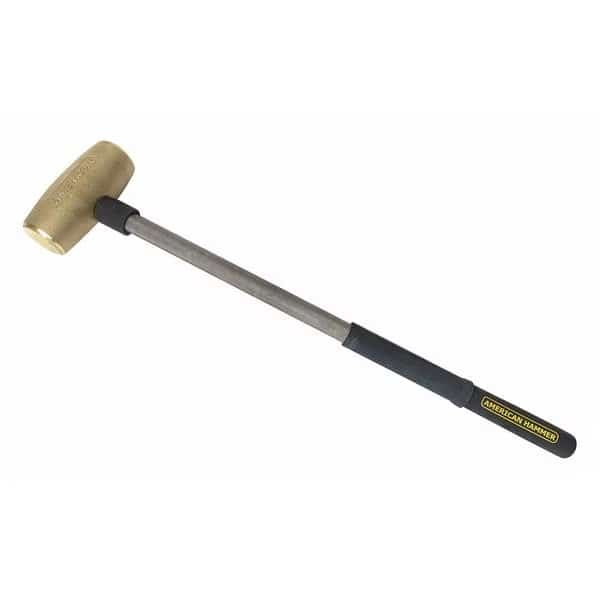 Hammer, Brass, Soft Grip, 14 lb., American Hammer, Mfr#: AM14BRCG