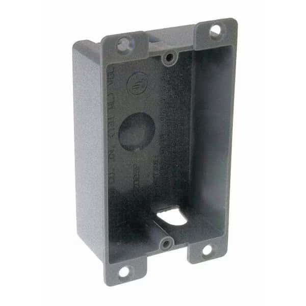 Electrical Box, 8 cu in, Handy Box Type, 1 Gang