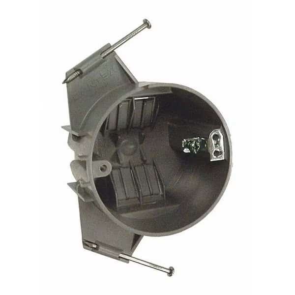 Ceil Box, Round, Nm, Nails Grn Plt, 3.5, RACO, Mfr# 7919RAC
