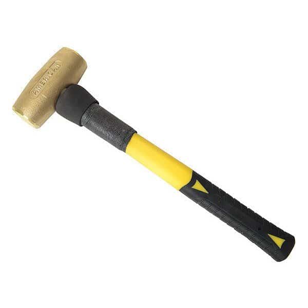 Non-Spark Hammer,Bronze,3 lb., Mfr#: AM3BZXFG, AMERICAN HAMMER