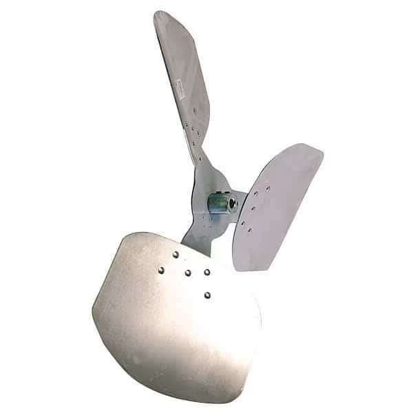 Fan Blade 3, 22" dia., 27 deg., 1/2", CCW