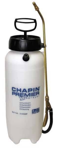 3 gal Handheld Sprayer, Poly, 42 in L Hose, 18 in L Wand, Cone Nozzle Spray Pattern, 40 psi Max