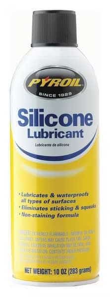 Silicone Lubricant, 10 oz., Aerosol Can, Silicone, Colorless