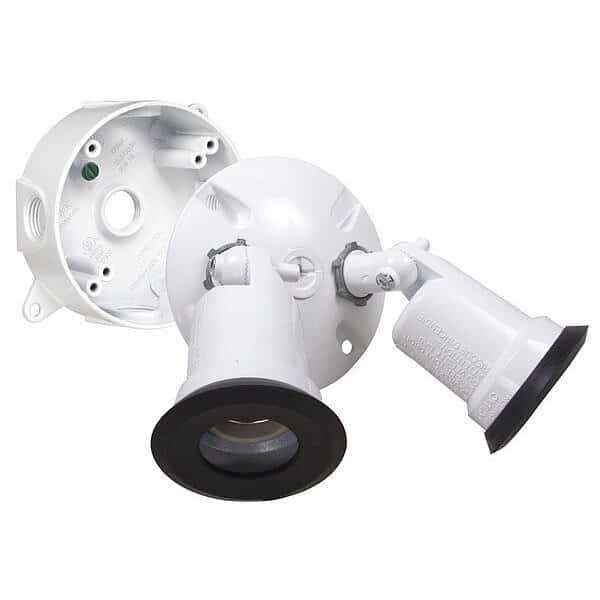Lampholder,INC,Surface Mnt,White,2 Heads, Mfr#: LT233WH, TAYMAC