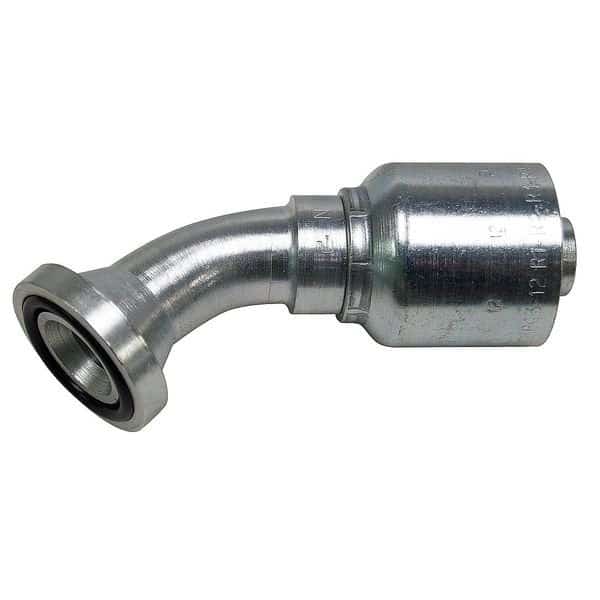 Fl Fitting, Crimp, 1-1/4" Hose, 1-1/4" Fl