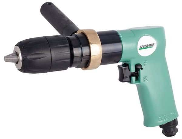 Drill,Air-Powered,Pistol Grip,1/2 in, Mfr#: 21AA75, SPEEDAIRE