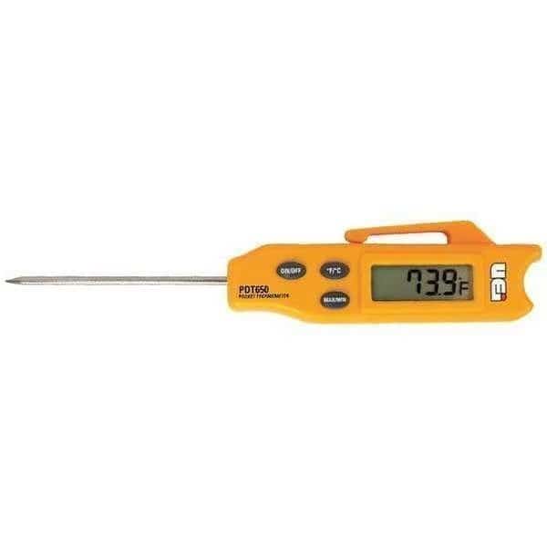 NIST Certified Folding Digital Pocket Thermometer w/ Magnet, -58 Degrees to 572 Degrees F