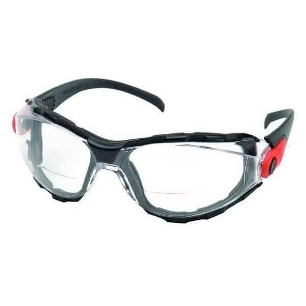RX, Reader Safety Glasses, Scratch-Resistant, Super Coat Anti-Fog, Clear Lens, Frameless