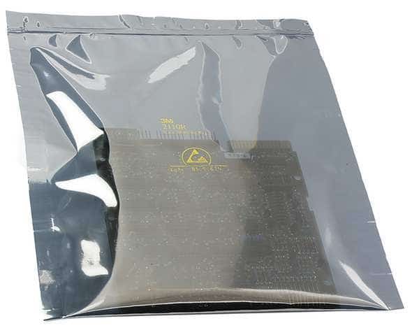Mtl Ot Static Shielding Bg, 10x12, PK100, Scs, Mfr#: 1501012