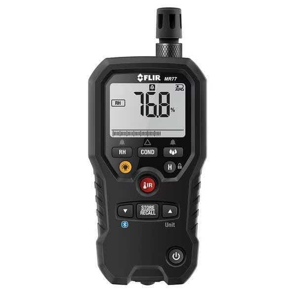 Pinless Moisture Psychrometer, 9V Battery