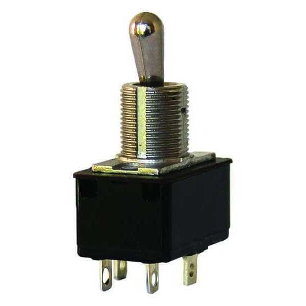 Toggle Switch, DPST, 10A @ 250V, Solder Lug, EATON, Mfr# 7561K4