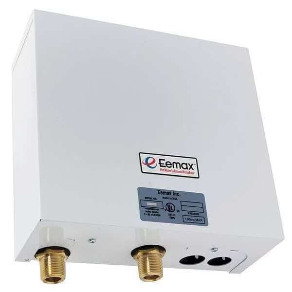 240VAC, Commercial Electric Tankless Water Heater, Sanitation, 180 Degrees F, 1 Phase, Eemax, Mfr#: EX190T2 S