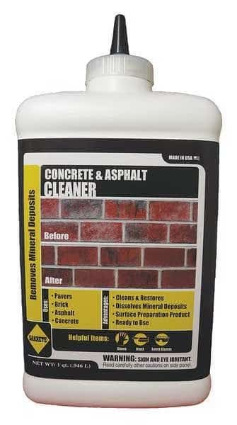 Concrete Cleaner, Bottle, Pale Yellow, 63 sq ft Coverage