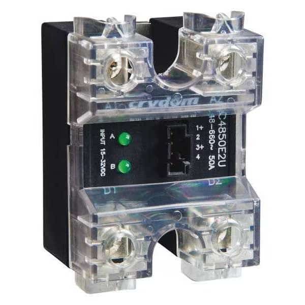 Dual Solid State Relay, 4 to 32VDC, 50A, CRYDOM, Mfr# CC4850W2V