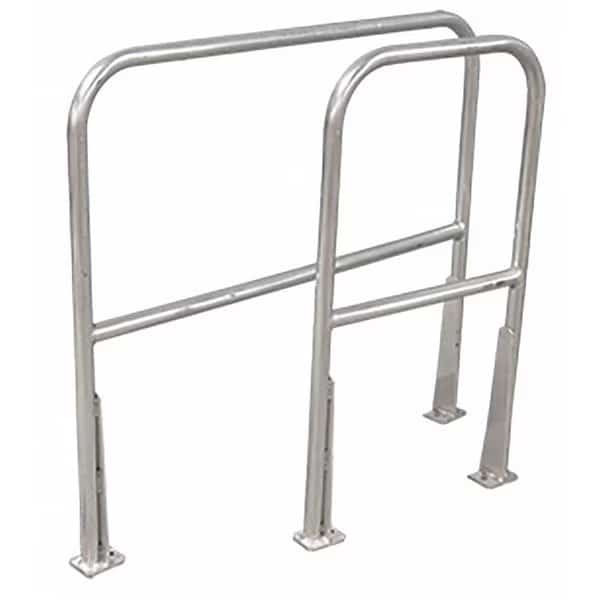 Safety Railing, 8ft., Aluminum