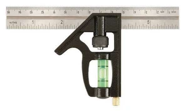 Combo Square, 6 in L, in/mm Graduations
