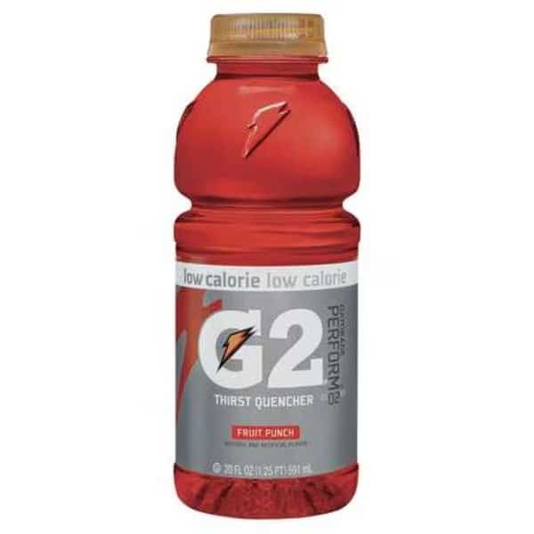 G2, Low Calorie Sports Drink, 20 oz ready to drink, Fruit Punch, 24 Pack