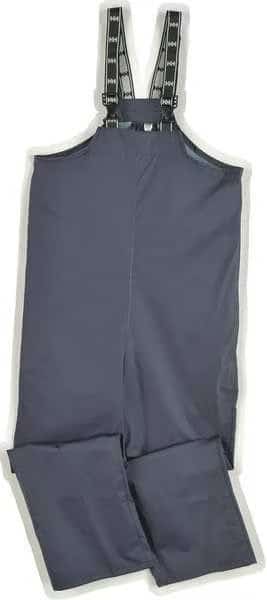 Rain Bib Overall, Polyester, 35 in Inseam, 48 in to 50 in Waist, 35 mil Thickness, Navy, 4XL