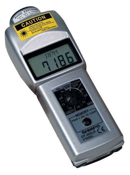 Tachometer, 6 to 99,999 rpm