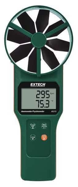 Anemometer with Humidity, 40 to 5900 fpm