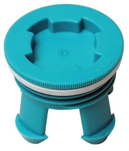 Plug, Polypropylene, Green, 6 In. W