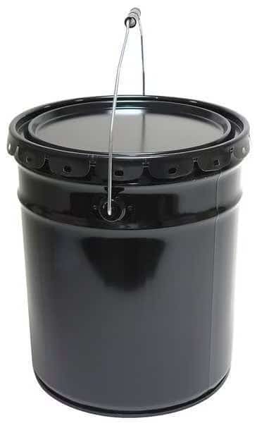 Pail, Open Head, Round, 5 gal, Steel, Black, EnjoyTool select, Mfr# OH5-26/C24E-B