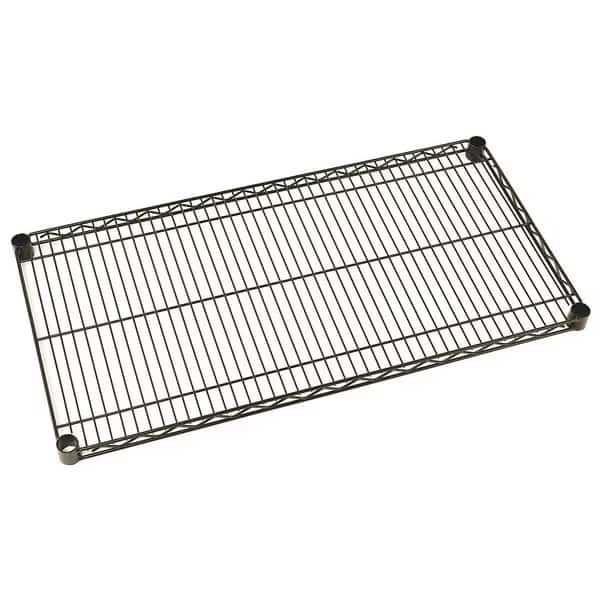 Wire Shelf, 21x36 in., Black Epoxy, PK4