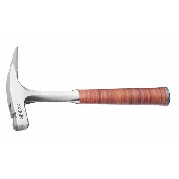 Leather Grip Hammer W/chkd Face,21 oz., Mfr#: 79010, PICARD