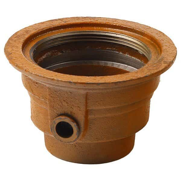 Light Commercial without Flashing Collar Floor Drain, cast iron, 2", No-Hub