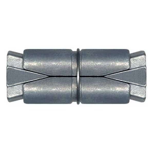 Double Lag Shield, 5/8" Dia, 1-3/16" L, Alloy Steel Plain, 25 PK