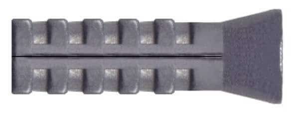 Sup-R Lead Long Lag Shield, 5/16" Dia, 1-1/2" L, Alloy Steel Plain, 50 PK