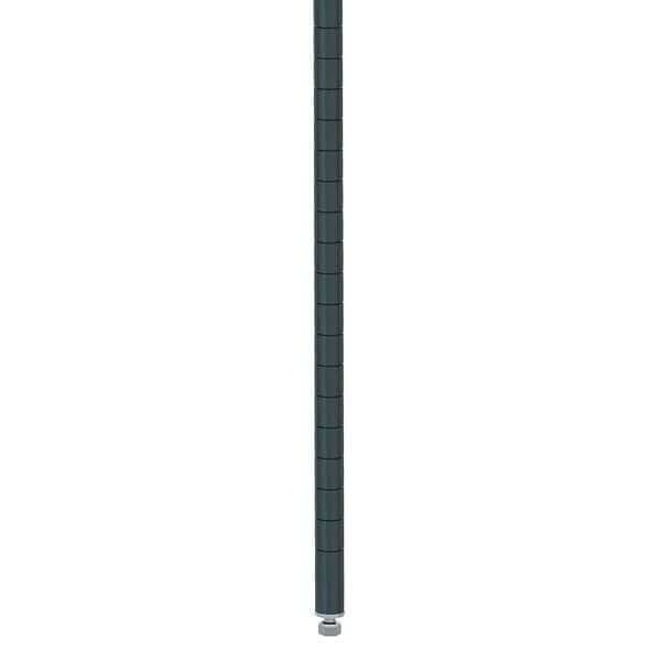 Add-On Shelf Post 54"H, Smoked, 2PK