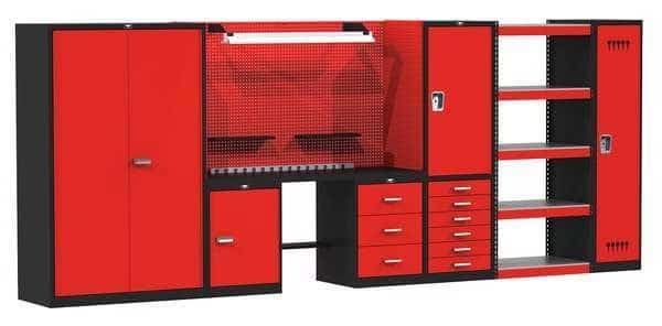 Complete Modular Storage Unit, 168In, 12ga