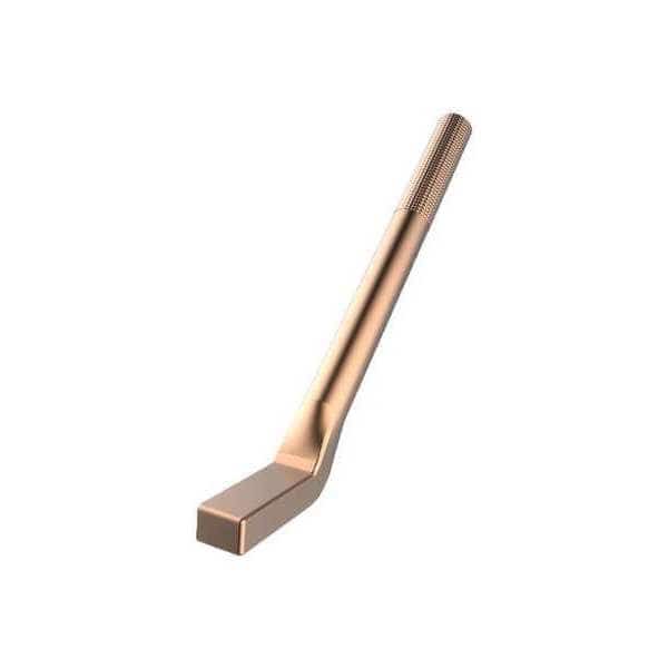 Steel Grounding Stud, 6AWG, 6.28In, BURNDY, Mfr# GSTUD14HY