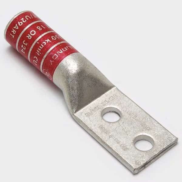 Two Hole Lug Compress Conct, 350 kcmil, BURNDY, Mfr# YA312TC38