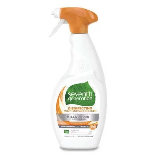 Cleaner and Disinfectant, 26 oz. Trigger Spray Bottle, characteristic, 8 PK, SEVENTH GENERATION, Mfr# SEV 22810