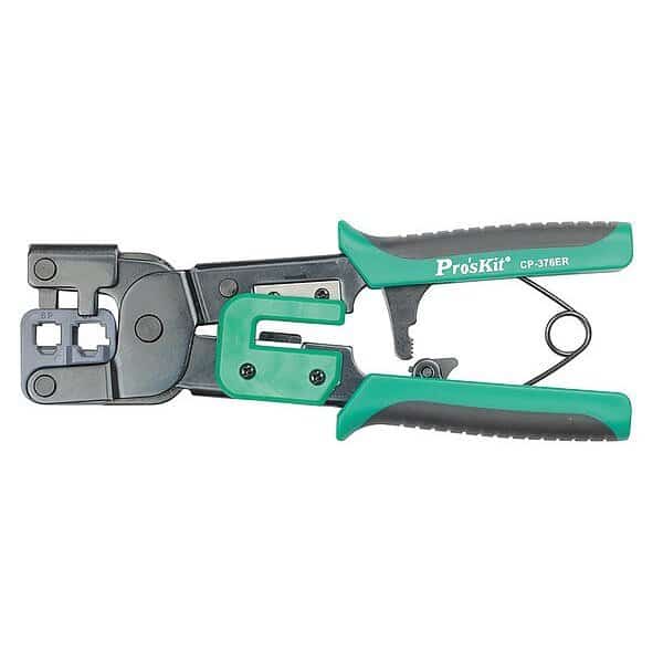 8 in Ratchet Crimper 8P8C/RJ-45, 6P2C/6P4C/6P6C RJ-11 and RJ-14