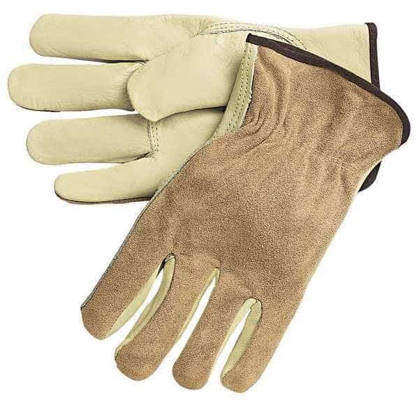 Leather Gloves,Cream,XL,PR, Mfr#: 3205XL, MCR SAFETY