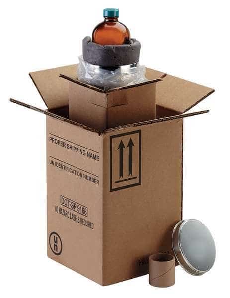 HAZMAT Shipping Kit, 8 oz. Bottle, PK4