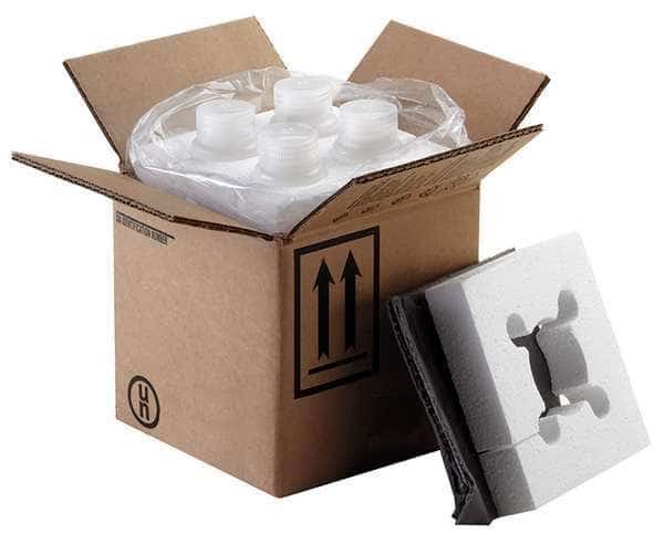 HAZMAT Shipping Kit, (4) 4 oz Bottles, PK4