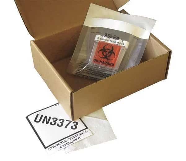 HAZMAT Shipping Kit, 6 In x 9-1/8 In, PK12