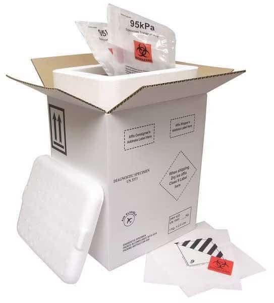 HAZMAT Shipping Kit, 6 In x 9-1/8 In, PK4