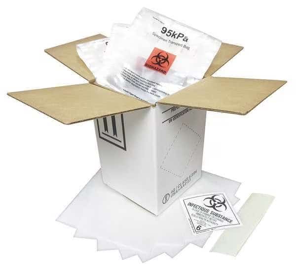 HAZMAT Shipping Kit, 10.25 In x 14 In, PK2