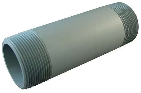 Nipple,Threaded at Both Ends,4x4In,CPVC, Mfr#: 890-040C, EnjoyTool select
