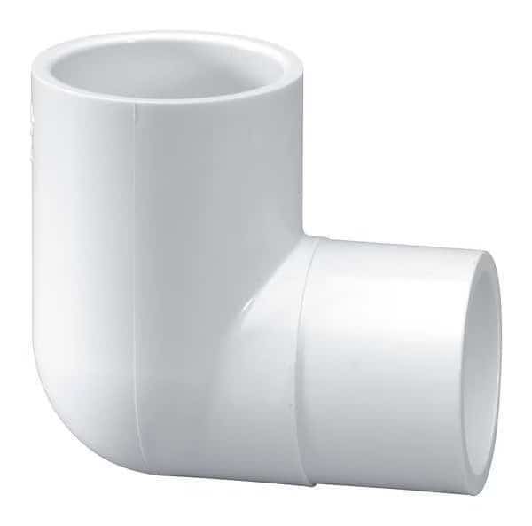 PVC Street Elbow, 90 Degrees, Spigot x Socket, 3 in Pipe Size, EnjoyTool select, Mfr# 409030