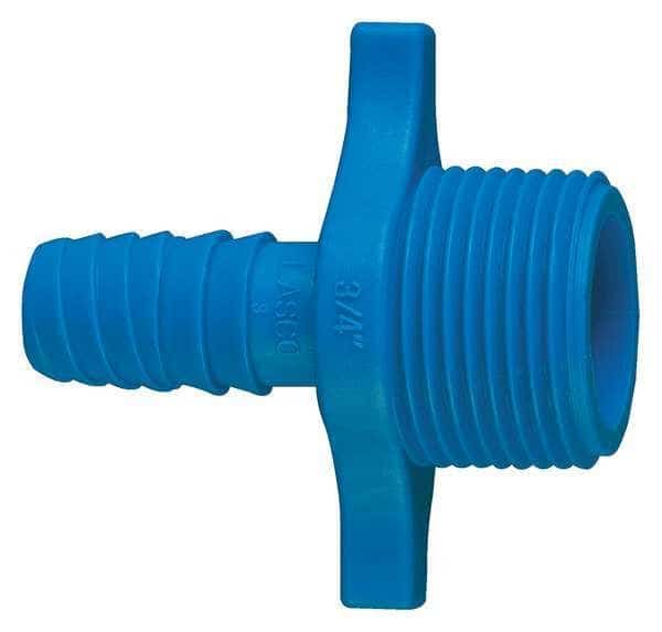 Male Adapter, 35/64 Double Helix x 3/4in MIPT In, Acetyl